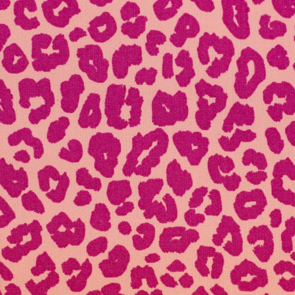 Baumwolle Leoni Animalprint  Pink/Rosa by Swafing